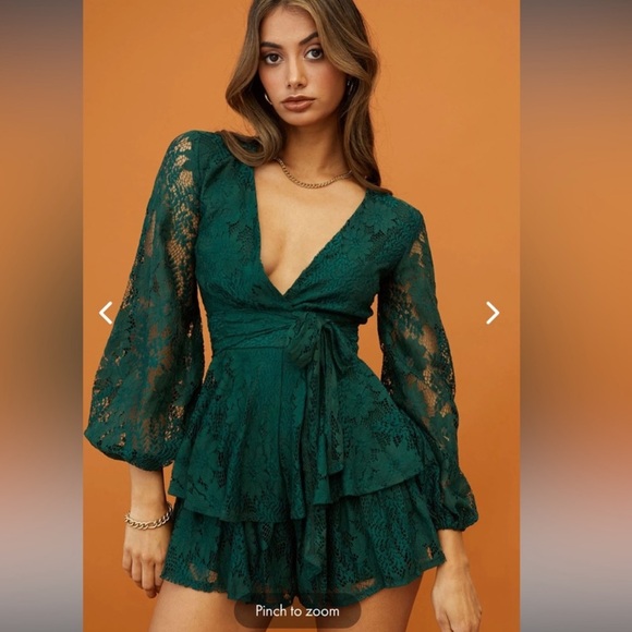 Saints + Secrets lace romper - Picture 2 of 7